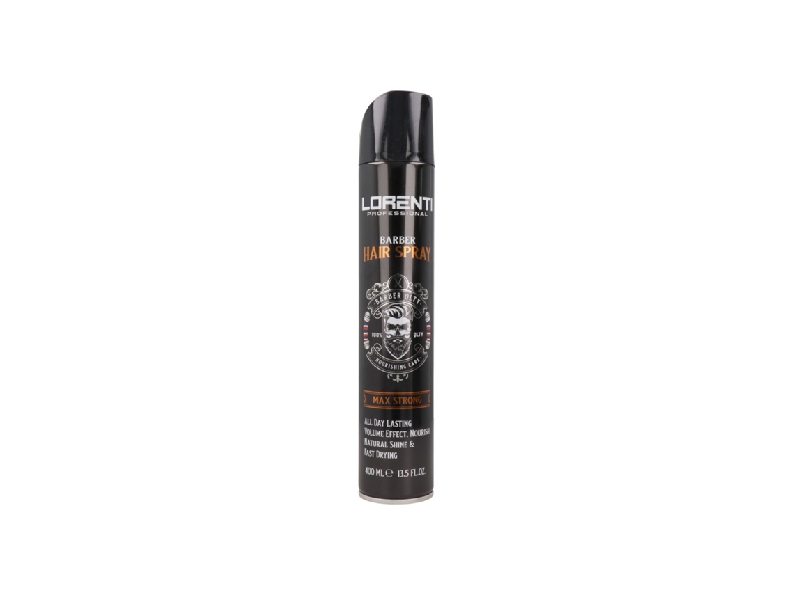 Spray de cabelo Lorenti preto 400 ml
