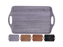 Bandeja melamina 45x30cm maderas surtida