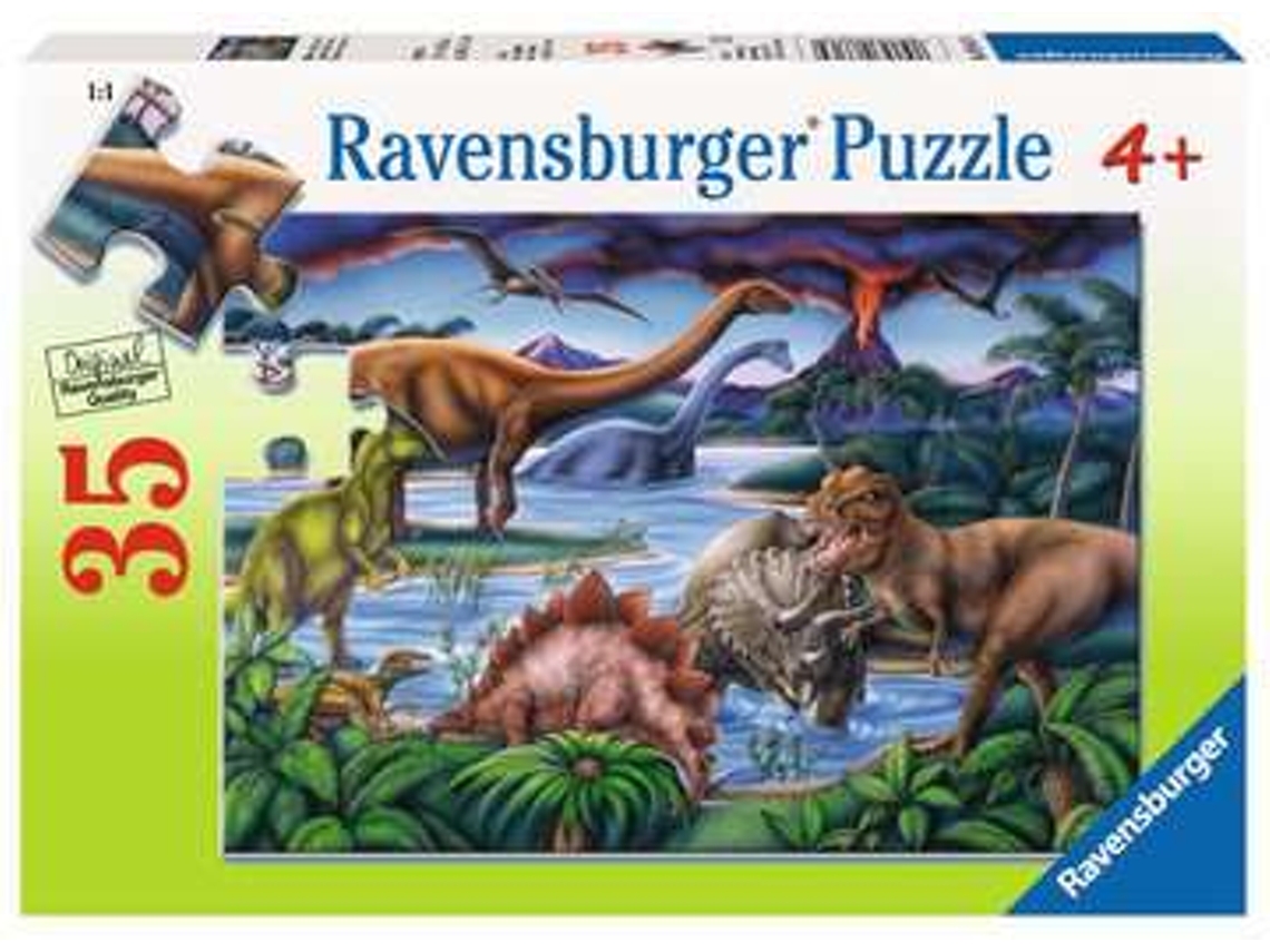Puzzle RAVENSBURGER Dinosaur Playground 35 Peças Animais