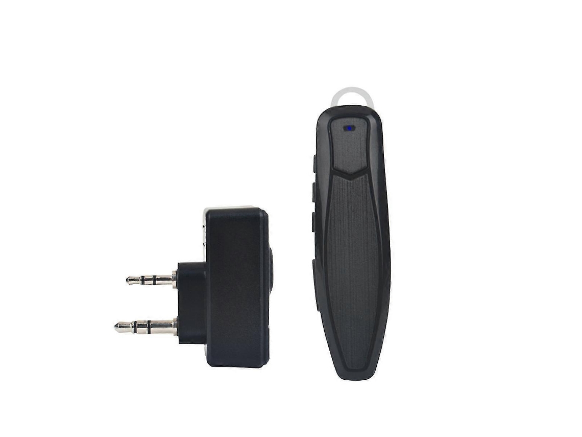 Walkie Talkie Semi Fio Bluetooth Ptt Fone De Ouvido Mãos Livres Compatível Com Conector K Microfone Adaptador Ouvido+(d)-aquaforge