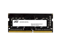 Faixa de Ram AGI Sd138 Ddr4 8 Gb 3200 Mhz Cl22 Não Ecc Compatível com Laptop/Notebook
