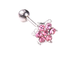 Brincos De Stud Com Strass Hipoalergênico Decorativo