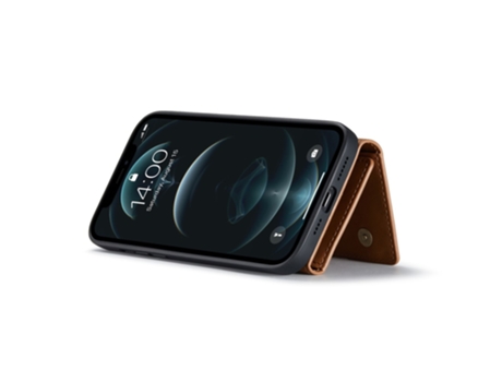 Capa Para Iphone 13 Pro Max Dg.ming Pele Sintética Castanho