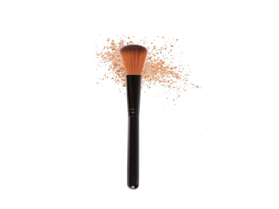 Pincel Para Pó Compacto E Blush Maquiagem Worten