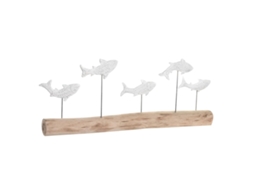 Figura Decorativa DKD HOME DECOR Castanho  Madeira de mangueira Espirais (77 x 8 x 31 cm)