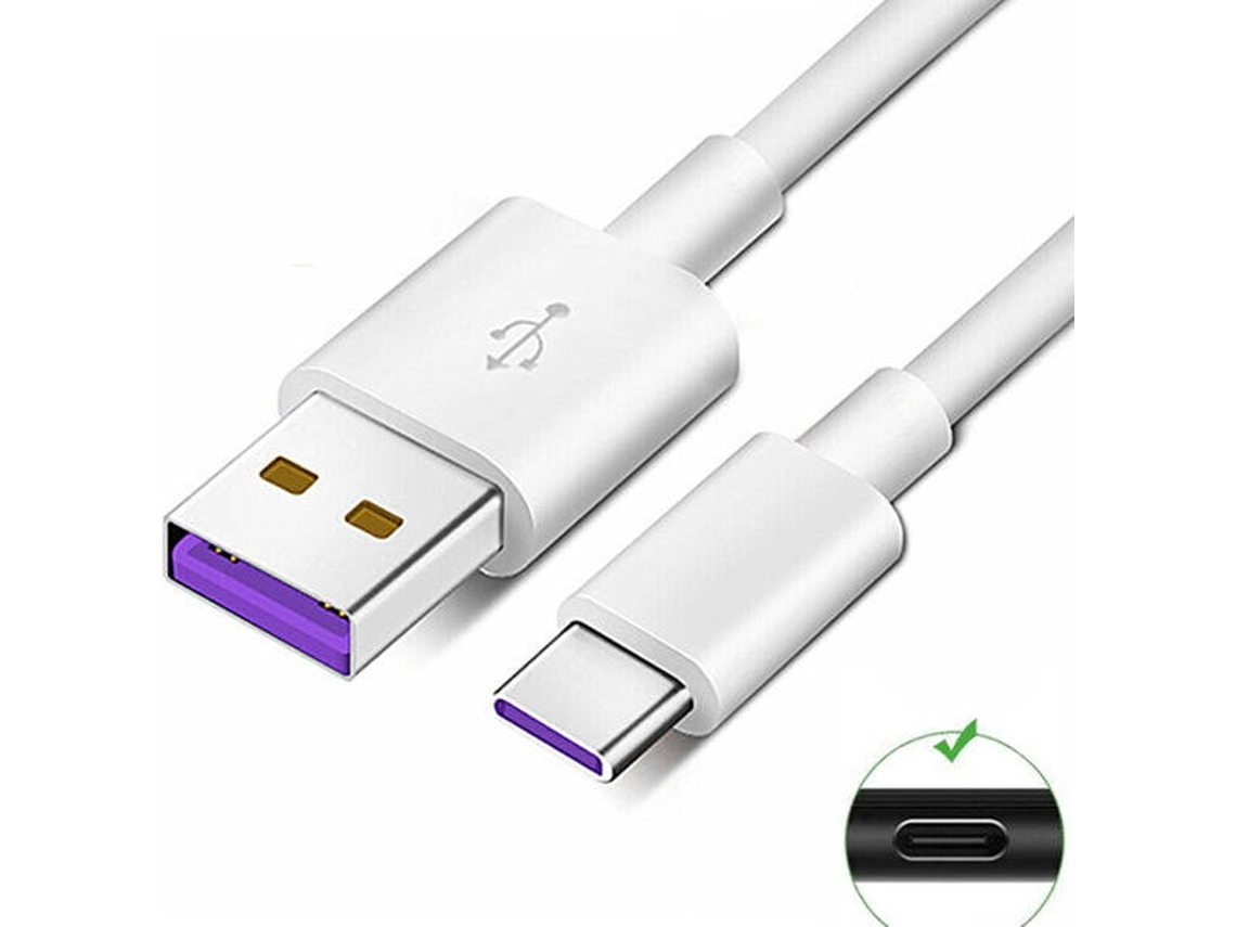 Cabo de Carga Huawei na Usb C 100 Cm Branco