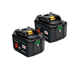 Pacote De Bateria De 18v, Opções De Alta Capacidade, Exibição Digital De Energia,2 Pcs 9ah Bateria Oem