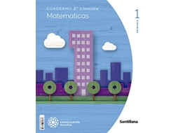 Livro 1-2pri Cuad Matem Cm Cast Ed22 Da Editorial Santillana De Aavv (espanhol)