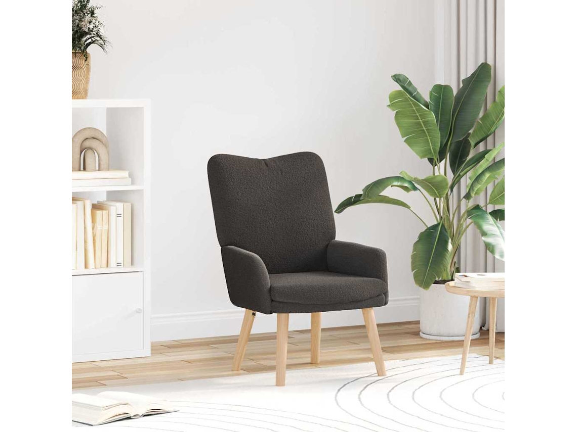 Vidaxl Poltrona Cinza Escuro 63 X 67 X 94 Cm