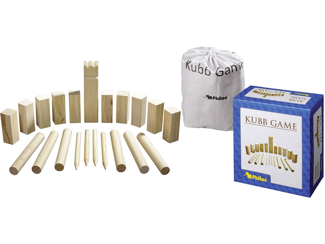 Jogo Philos Pine Kubb original 31x28cm