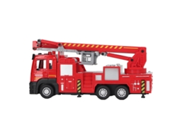 Brinquedo Carro Com Escada 1:32 Liga Puxar Para Trás Escada Retrátil Luz E Música