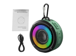 Coluna Carregamento usb ipx7 à prova d'água fácil de operar luz led bluetooth som hd