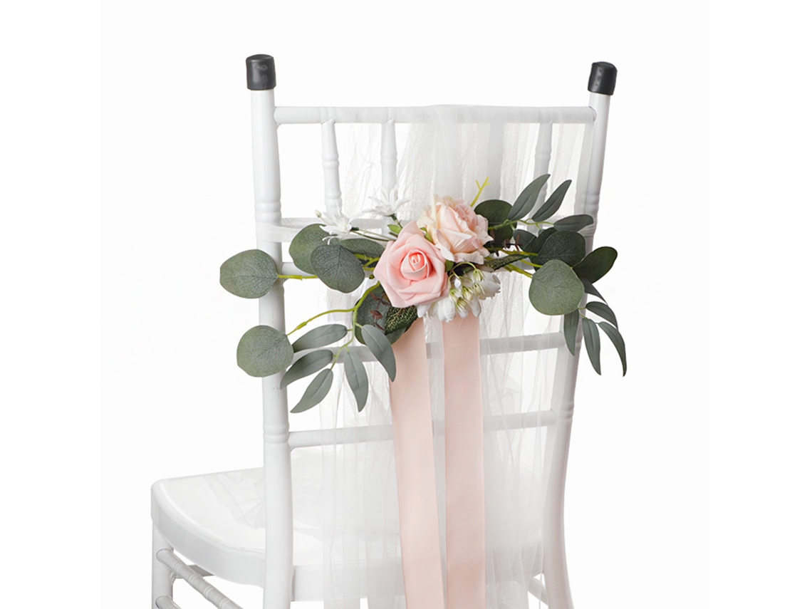 Flores Artificiais de Rosa para Casamento ao Ar Livre LAXISCREED