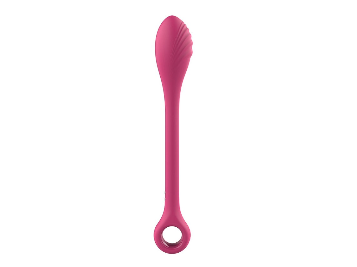 Vibrador de Massagem de Silicone À Prova D'Água de 7 Frequências para Mulheres Rosa YIZHOOD