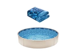 Pool Liner Vinil Redondo De 640 Cm Para Piscina Acima Do Solo Vevor