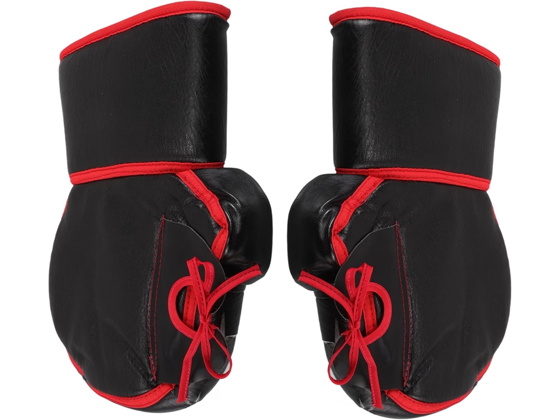 Luvas de Inverno para Moto Guidão, Par, Couro Pu Preto