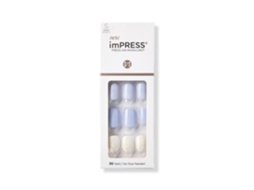 Impress Modelo Im27c Pacote Com 30 Unhas Autocolantes Prontas Para Usar, Cor Lavanda/brocade, Com Acessórios Kiss