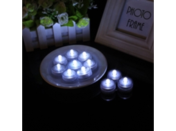 Luz Led Submersível À Prova D'água para Decoração de Casamentos e Natal, Branca Fria BRILVIBERA