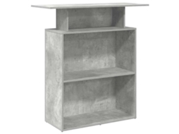 Reception Desk, Reception Desks Vidaxl Cinzeto Madeira Processada (n/a)