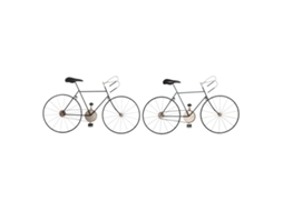 Figura Decorativa DKD Home Decor Bicicleta Metal (78 x 2,5 x 45 cm) (2 Unidades)