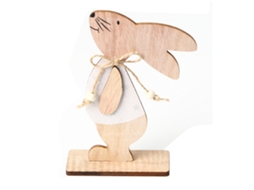 Adorno de Casa Estilo Nórdico Coelho Madeira Jm01129
