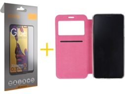 Kit Capa + Película de Vidro Full iPhone 11 Skyhe Gandy Flip Rosa