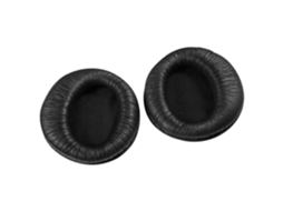 Almofada Para Sony Mdr-rf970r De Orelhas De Espuma Macia Pele De Sapo Preto