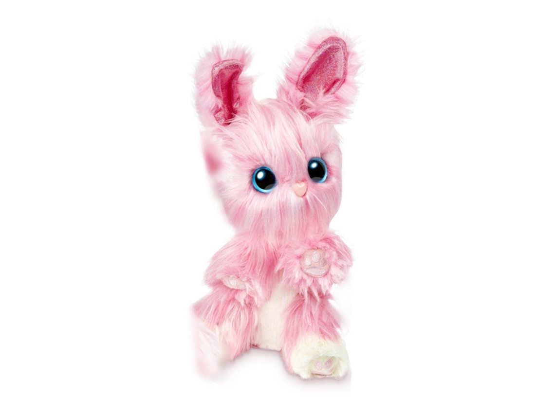 Primerox brinquedo de Pelúcia Fingido Banho e Cuidado Coelho Rosa Presente para Crianças Meninas Meninos
