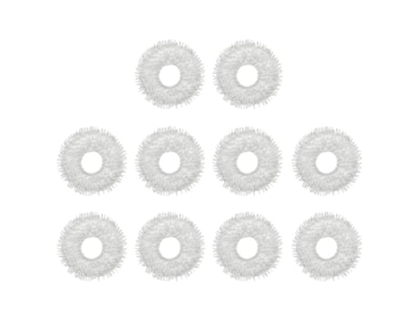 10 peças de pano de esfregão para Dreame Bot W10 / W10 Pro Robô de Varredura Mop Pad