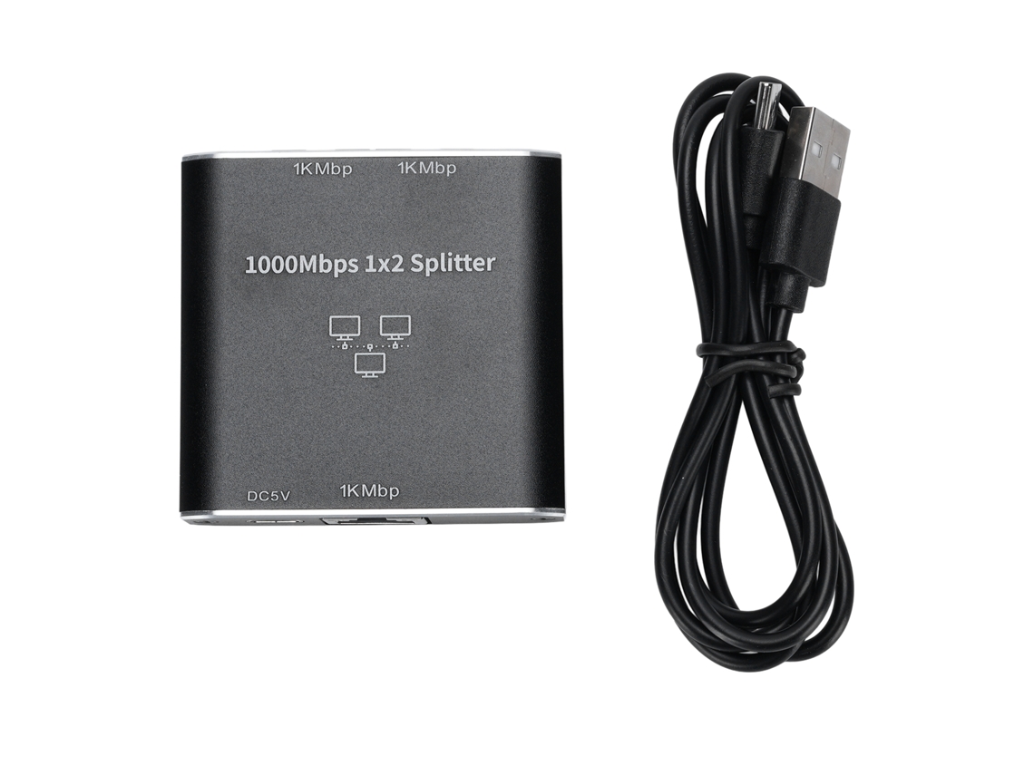 Divisor de Rede LAXISCREED 1 para 2 Gigabit