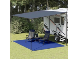 Vidaxl Tapete De Campismo Para Tenda Pead 300x400 Cm Azul