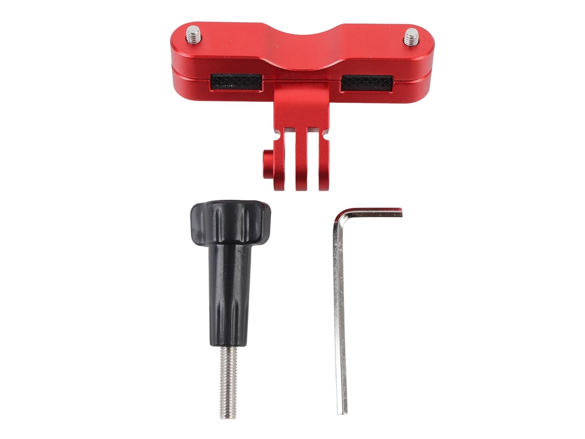 Soporte Para Câmera De Ação Em Rail De Assento De Bicicleta Compatível Com Action 5 Pro E X4, Acessório Vermelho