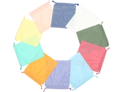 Conjunto De 10 Sacos De Armazenamento Impermeáveis Grandes Com Cordão, Sacos De Plástico Para Viagem, Sacos De Armazenamento Com Cordão Gokoco