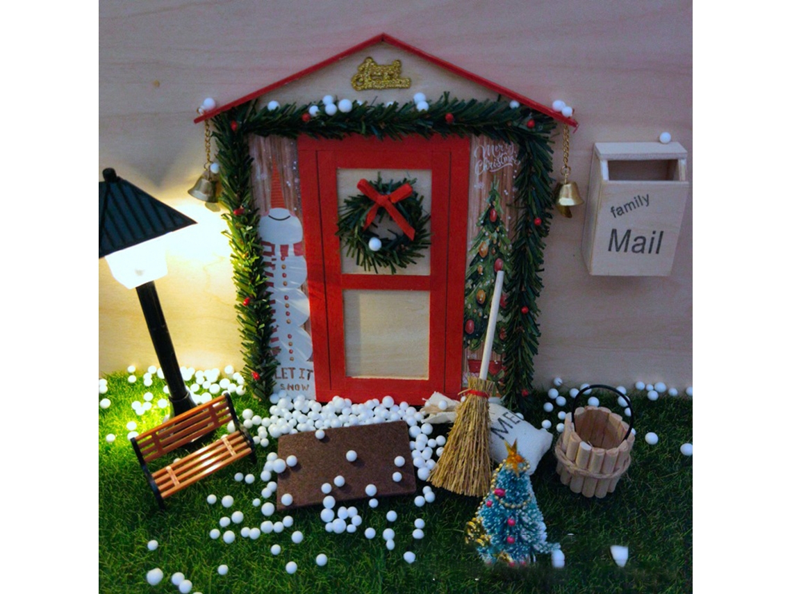 Conjunto De Acessórios Decorativos Para Casa De Bonecas Com Gnome E Ornamentos De Jardim Da Laxiscreed