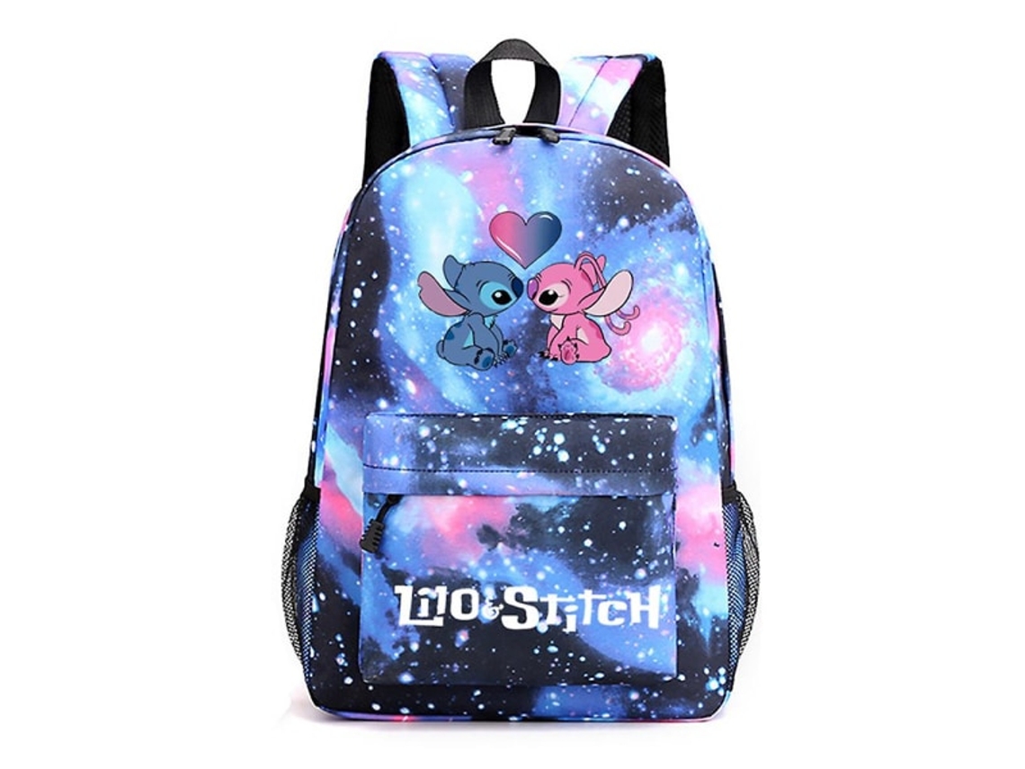 Mochila Leve Com Estampa Do Desenho Animado Lilo E Stitch. Aquaforge