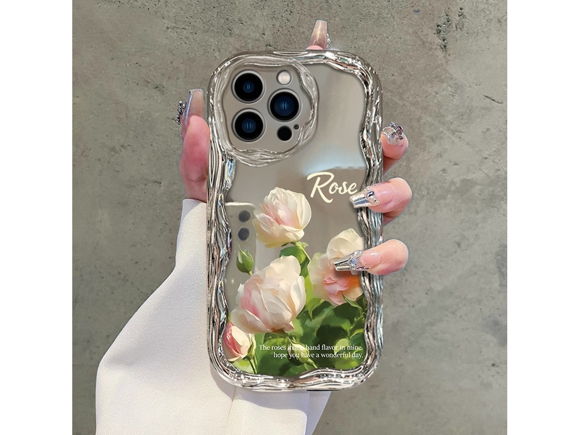 Capa Para Iphone 17 Air Com Estampa De Flor Colorida E Dissipação De Calor (somente A Capa).