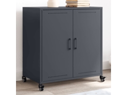 Vidaxl Aparador 68x39x72 Cm Aço Antracite