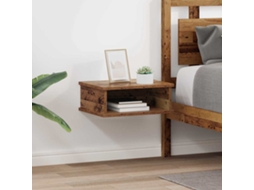 Vidaxl Mesa-de-cabeceira 2 Pcs Madeira Antiga 40 X 31 X 15 Cm