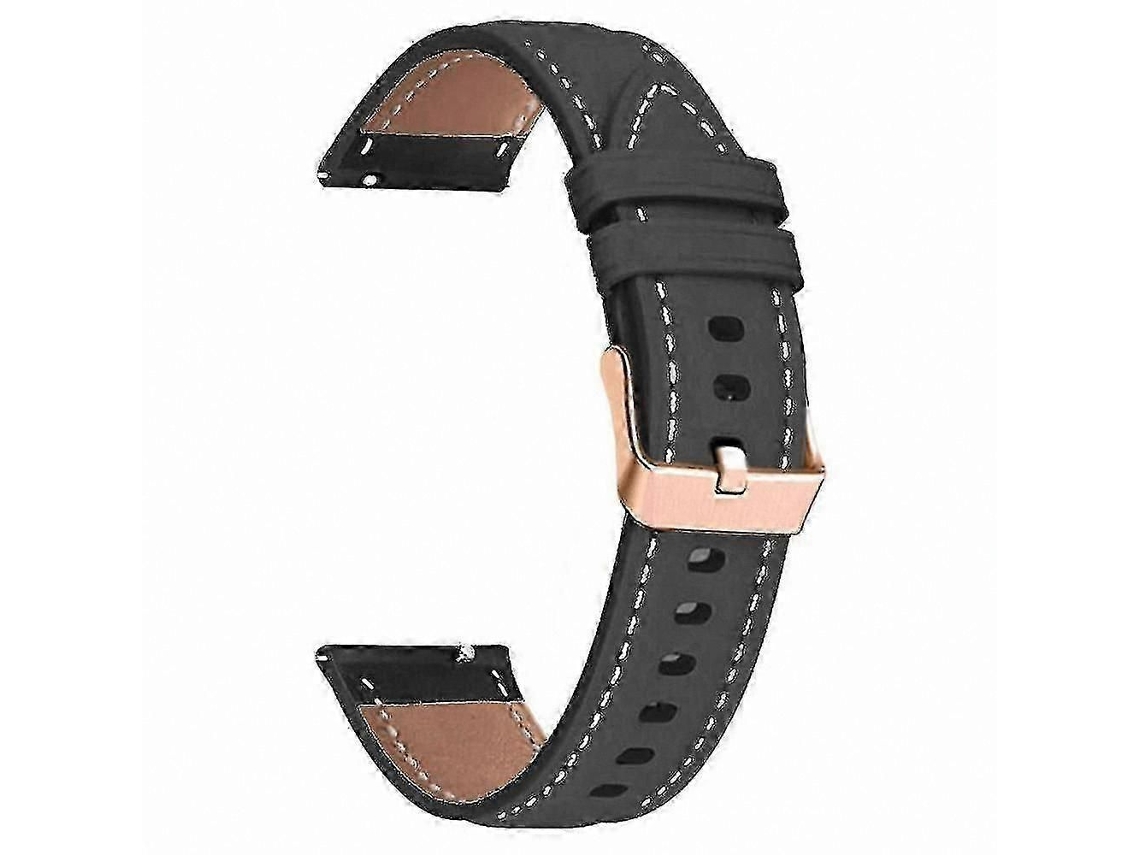 Pulseira De Couro De 18 Mm Para Relógios Inteligentes De Corrida Com Gps.
