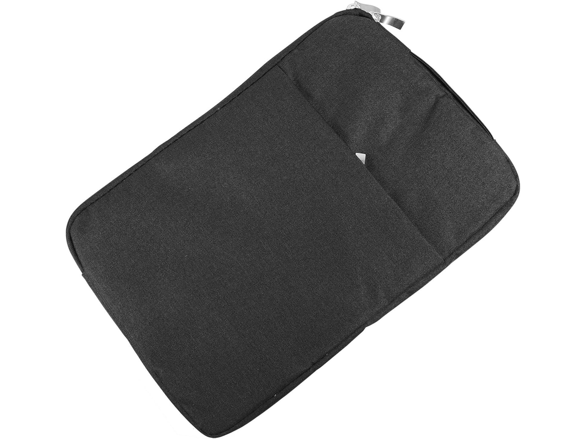 Bolsa De Mão Preta Em Tecido Oxford De 11 Polegadas Com Alça, Resistente A Arranhões.