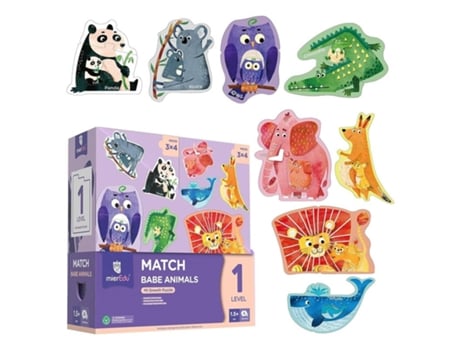 Juego Infantil Para Emparejar Cartas Bebe Animals Mieredu Cpap23