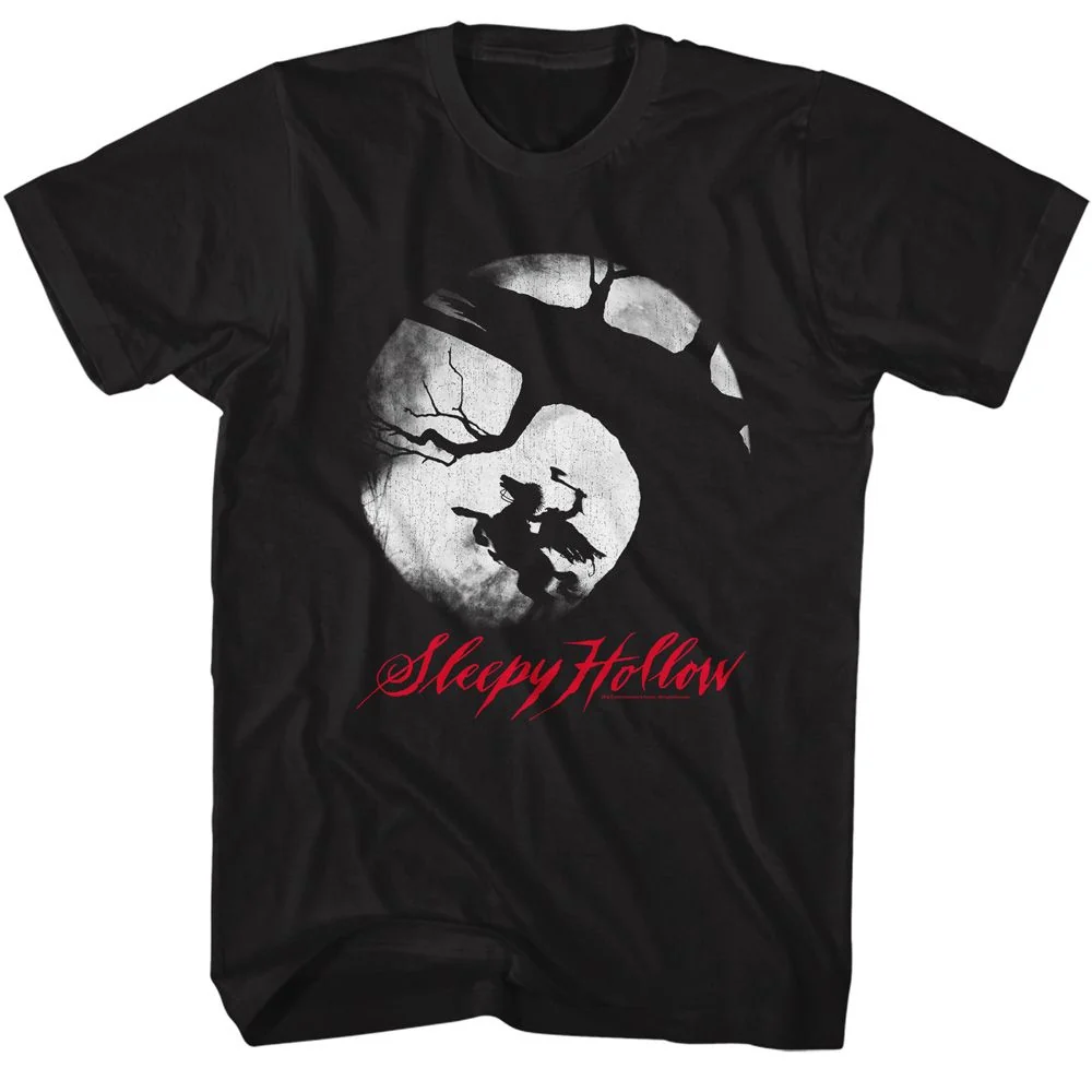 Rockinstone Sleepy Hollow Movie Poster Alt Black Adult T-shirt Size:xl