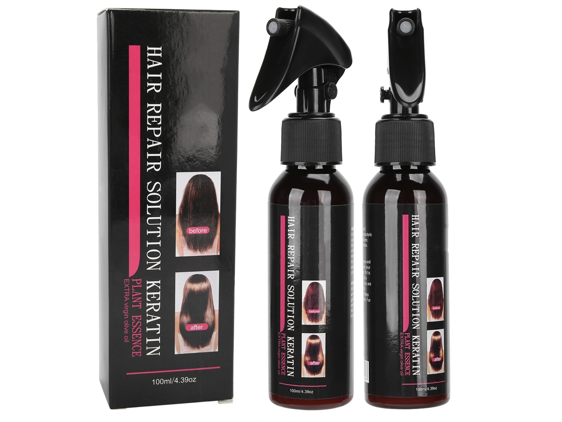 Máscara De Cabelo Tratamento Hidratante Reparação De Danos Antissplit Ends 100ml X 2pcs