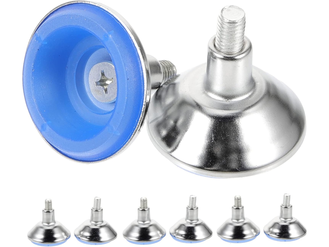Canight Conjunto De 8 Rodízios Niveladores Ajustáveis Para Móveis Em Ferro Resistente