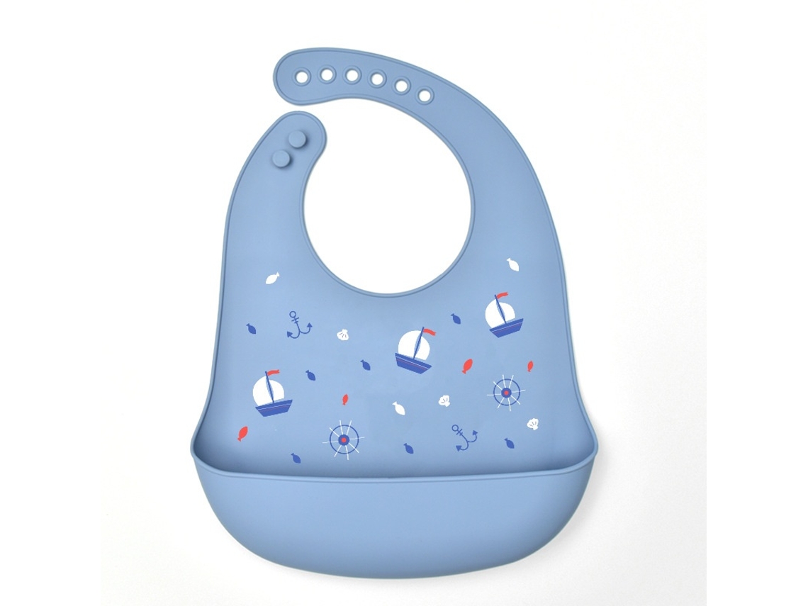 Babete Para Bebé, Macia, Absorvente E Fácil De Limpar, Em Silicone Elysve