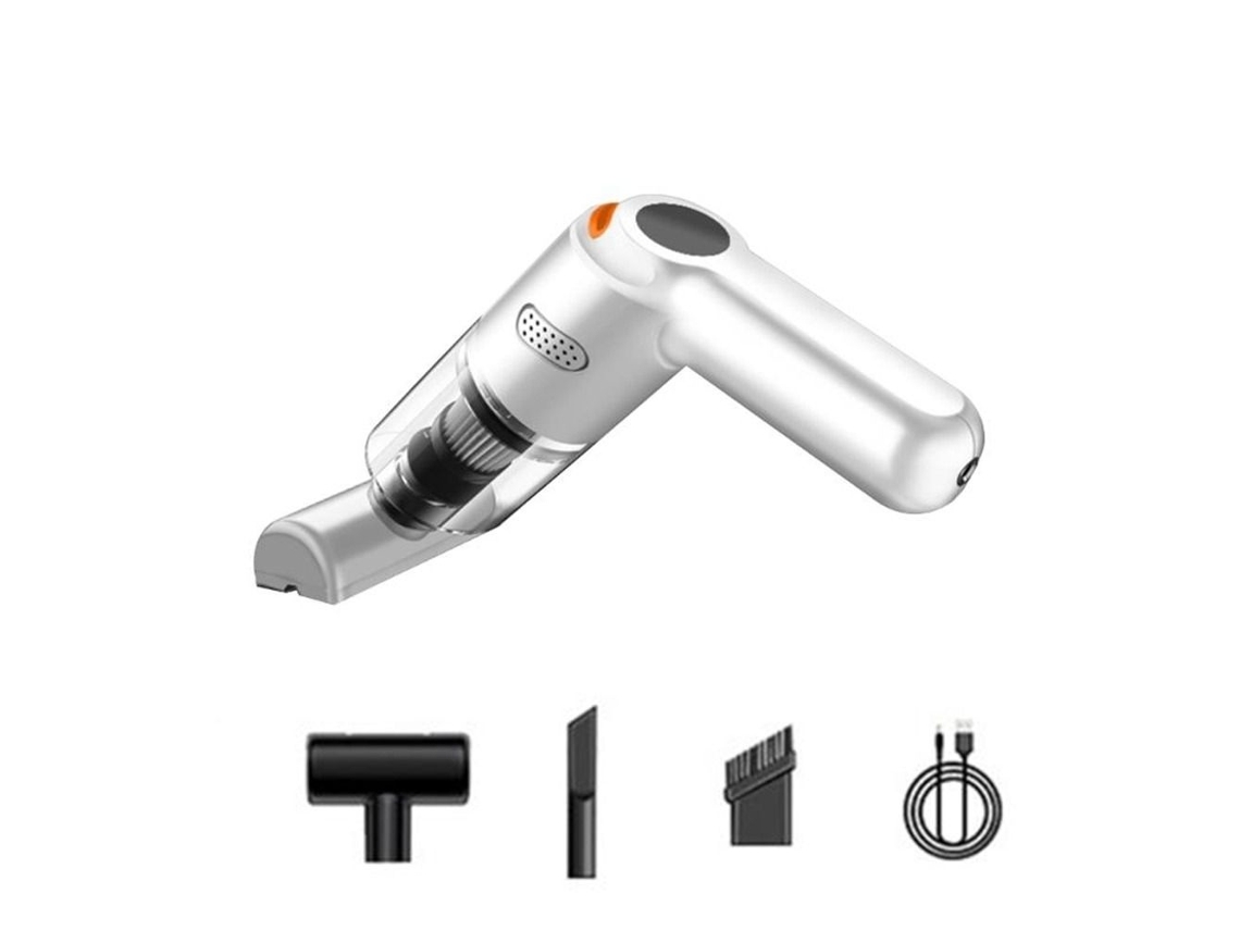 Lurelia Aspirador Portátil Sem Fios Para Carro, 10000 Pa, 120 W, 1800 Mah, Preto