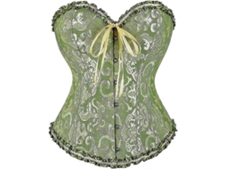 Top Corset Feminino com Ajuste Perfeito Destaque se em Qualquer Ocasião com Estilo Sexy e Conforto Verde