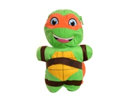 Mochila Pré-escolar 3d Peluche Tartarugas Ninja Michelangelo 38 Cm