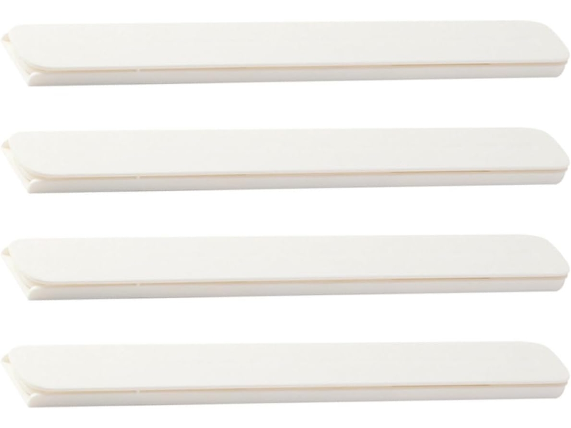 Alasum Conjunto De 4 Corrediças Brancas Para Gaveta Com Deslizamento Suave E Resistência À Pressão Portas Ocultas