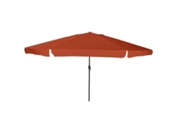 Guarda Sol De Pátio Terracota Grande Vidaxl Burnt Orange Polyester